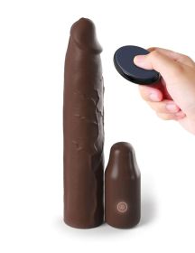 Fantasy X Tensions Elite 9 Inch Sleeve Vibrating 3 Inch Plug With Remote