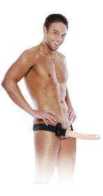 Fetish Fantasy Series 10 Inch Vibrating Hollow Strap on