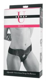 Bella Adjustable Velvet Lined Strap on Harness