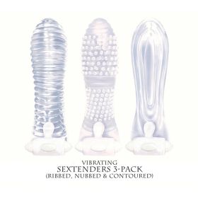 Icon Brands  Vibrating Sextenders 3 Pack