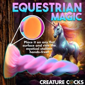 Moon Rider Glow in the Dark Unicorn Dildo