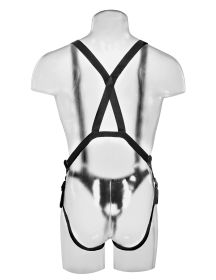 King Cock 12 Inch Hollow Strap on Suspender System