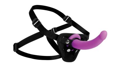 Navigator Silicone G Spot Dildo With Harness