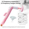 Sucking Vibrator Blowjob Tongue Licking supcionador clitoral Stimulator Telescopic Dildo Vibrator Vagina Sex Toy for Women