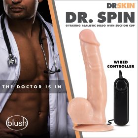 Dr. Skin  Dr. Spin  8.5 Inch Gyrating Realistic Dildo