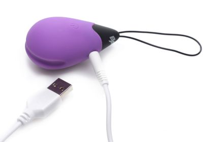 Bang  10x Silicone Vibrating Egg (Option: Purple)