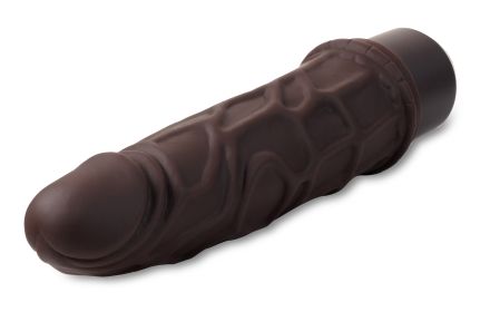 Dr. Skin Silicone  Dr. Robert  7 Inch Vibrating Dildo (Option: Brown)