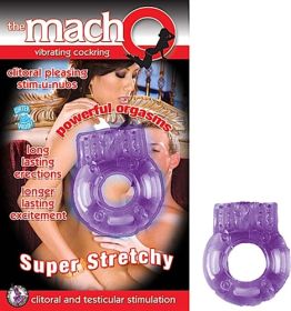 The Macho Vibrating (Color: Purple, size: Cock Ring)