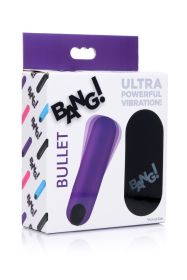 Bang Vibrating Bullet With Remote Control (Option: Purple)