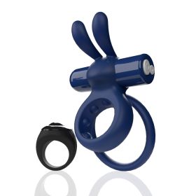Screaming O Remote Controlled Ohare Vibrating Ring (Option: Blue)