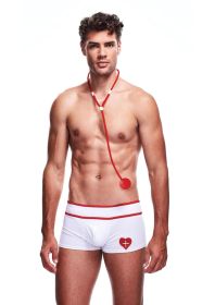 2 Piece Doctor Love Set (Option: Medium/large, Color/Size: White)