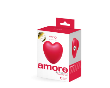 Amore Rechargeable Pleasure Vibe (Option: Red)