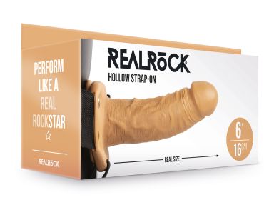 Hollow Strap on Without Balls 6 Inch (Option: Tan)