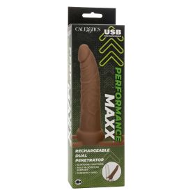 Performance Maxx Rechargeable Dual Penetrator (Option: Brown)