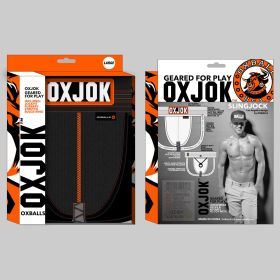 Slingjock Upthrust Slider Strap Jock Black Iron (Option: Large)