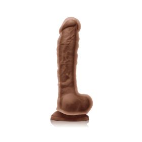 Colours  Dual Density  8 Inch Dildo (Option: Brown)
