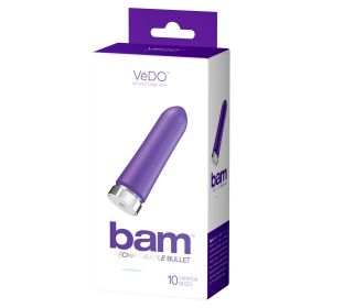 Bam Rechargeable Bullet (Option: Into You Indigo)