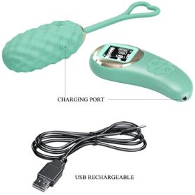 Vivian Remote Control Vibrating Egg (Option: Turquoise)