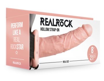 Hollow Strap on Without Balls 8 Inch (Option: Flesh)