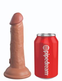 King Cock Elite 6 Inch Silicone Dual Density Cock (Option: Tan)