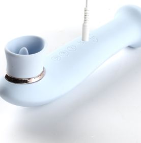 Destiny 15 Function Rechargeable Vibrating (Option: Suction Wand, Color/Size: Blue)