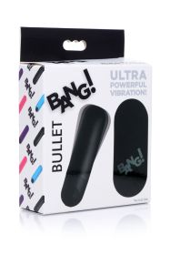 Bang Vibrating Bullet With Remote Control (Option: Black)