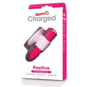 Charged Positive Rechargeable Vibe (Option: Strawberry)