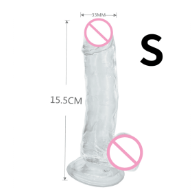 Men's Strap-on Realistic Dildo Pants for Men Double Dildos With Rings Man Strapon Harness Belt Adult Games Sex Toys (STYLE: GS33-S)