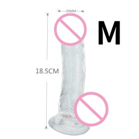 Men's Strap-on Realistic Dildo Pants for Men Double Dildos With Rings Man Strapon Harness Belt Adult Games Sex Toys (STYLE: GS33-M)