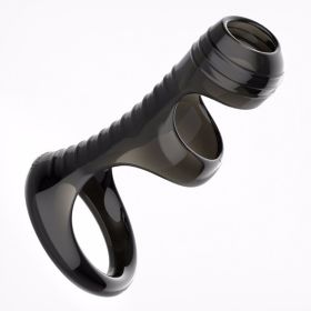 Cock Ring Reusable Silicone Delay Ejaculation Stronger Erection Sex Yoys Adult Supplies Linen Nozzle Ring Cock Sex Toys For Men (STYLE: 3)