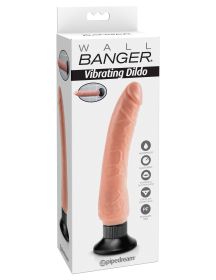 Wall Banger  Vibrating Dildo (Option: Beige)