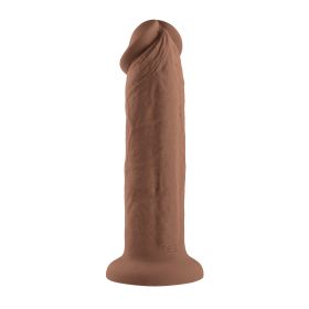 7 Inch Girthy Vibrating Dong (Option: Dark)