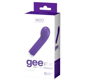 Gee Plus Rechargeable Mini Vibe (Option: Into You Indigo)