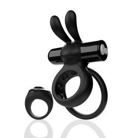 Screaming O Remote Controlled Ohare Vibrating Ring (Option: Black)