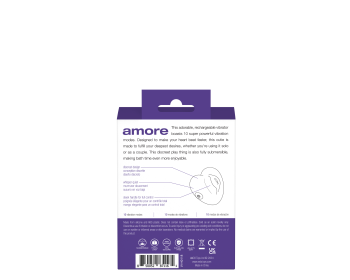 Amore Rechargeable Pleasure Vibe (Option: Purple)