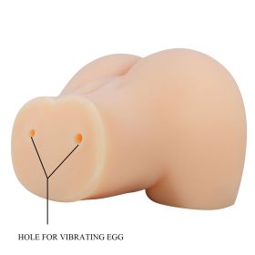Mila Realistic Vagina and Ass Vibrator (Option: Light)
